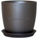 Горшок Сонет черный перламутр (диаметр 15 см)